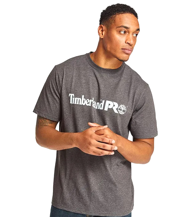 Timberland Azzurro Cotton Mens T-Shirt main image 1